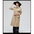 Nuove donne casuali lunghe trench